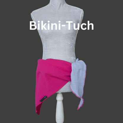 Sommer-Tuch - Fuchsia-Orange-Lavendel