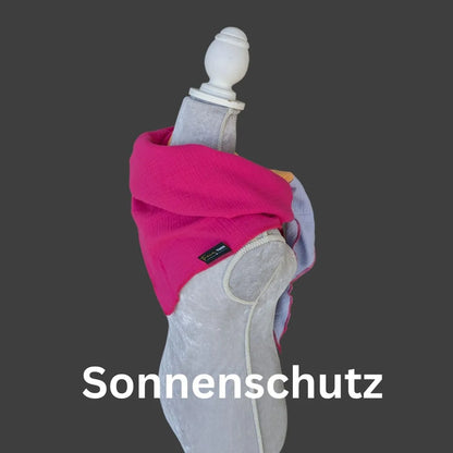 Sommer-Tuch - Fuchsia-Orange-Lavendel