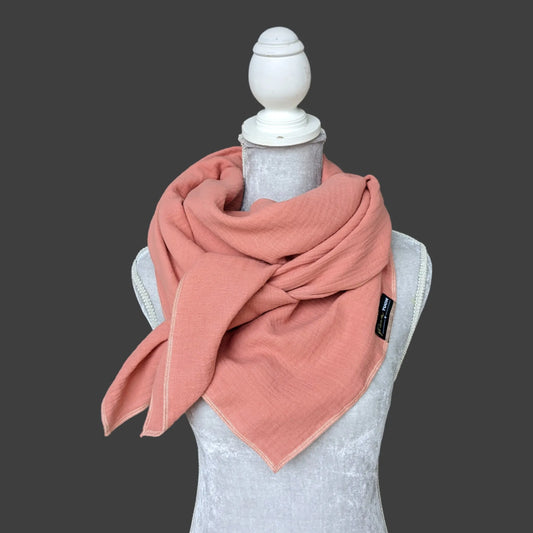 Musselin Halstuch - Coral