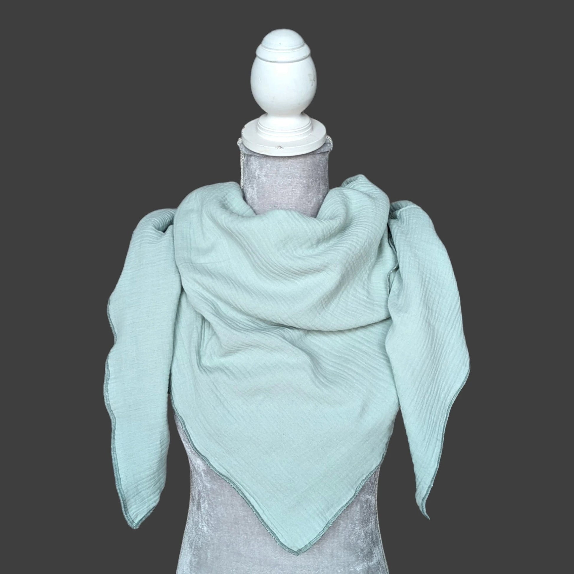 Musselin Halstuch Damen - Mint - Traum Tuch